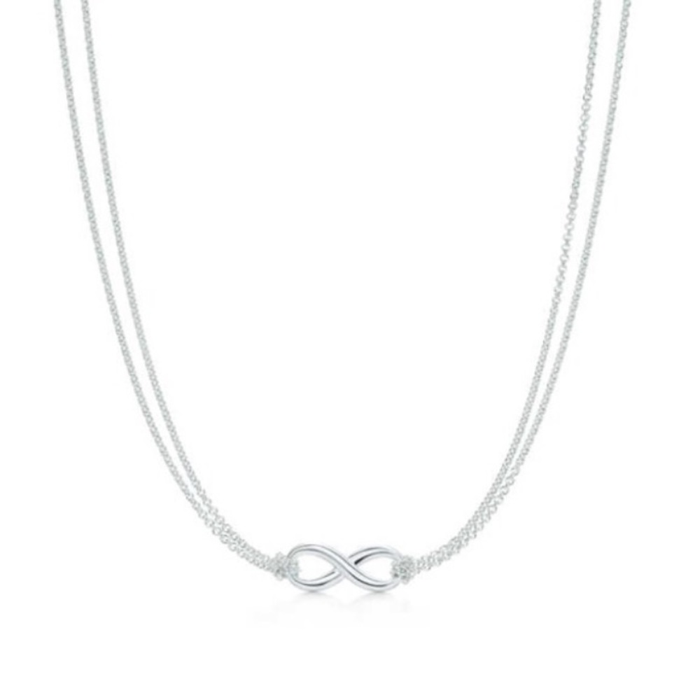 Sterling silver infinity Tiffany necklace